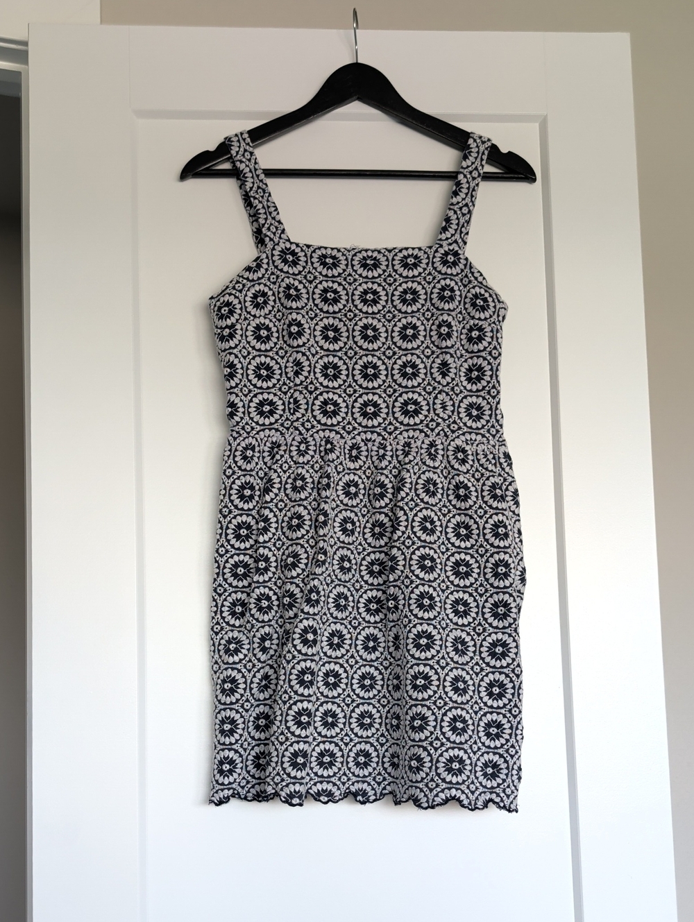Market & Spruce Cotton Embroidered Eyelet Dress